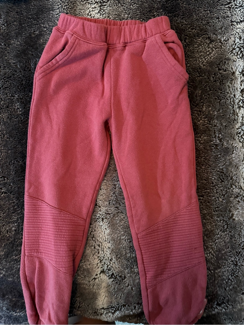 Kids Rib-Knee Joggers in Rose